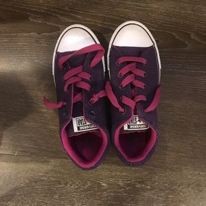Purple converse kids 2
